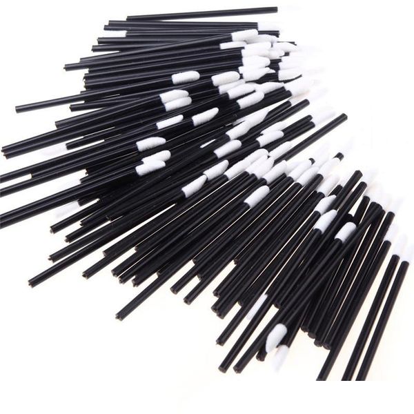 

2021 50pcs/lot pro disposable lip brush lip stick lip gloss rod super soft cosmetic brush sets makeup brushes for lips beauty tools