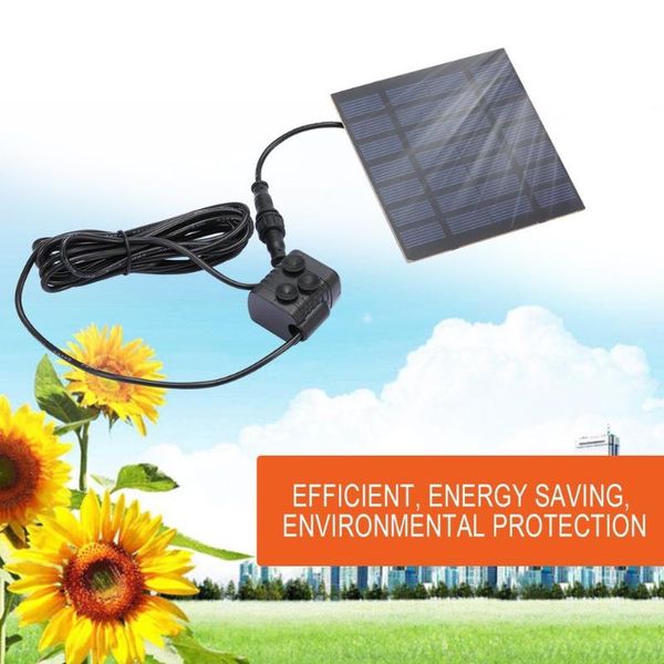 

garden decorations professional solar panel powered water fountain pool pond sprinkler sprayer with pump & 3 spray heads