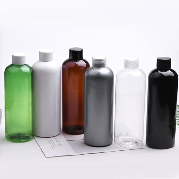 

storage bottles & jars 24pcs 300ml empty e liquid plastic clear container with screw cap lotion pet cosmetic packaging