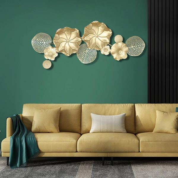 

chinese style iron art light luxury wall decoration sitting room porch sofa background now simple pendant decorative objects & figurines