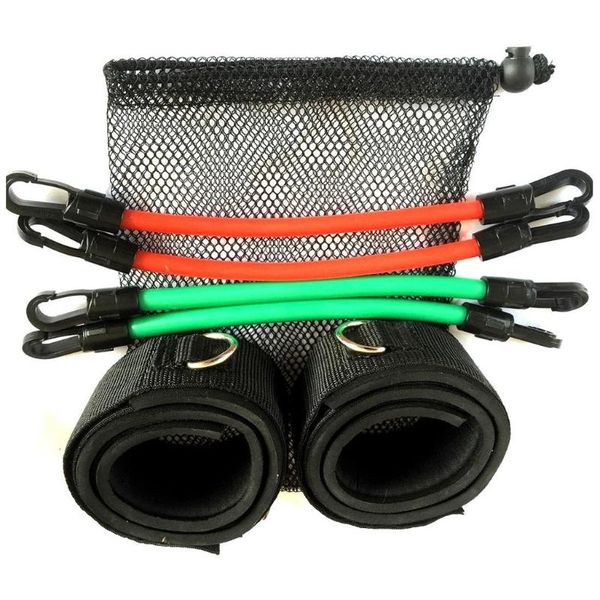 

accessories 57ed ankle kickback strap with resistance bands set for buand hip exercises foldable chest expander sculpt rally pull muscle