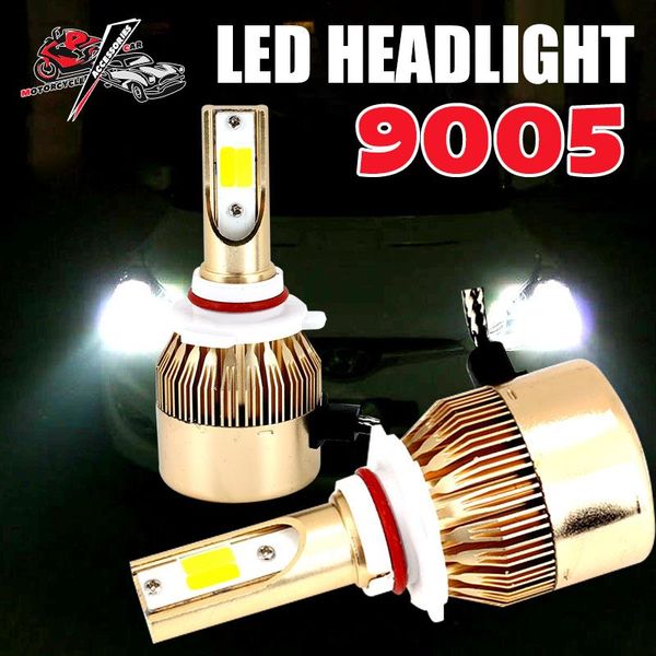 

car headlights warm+ cold white led headlight accessories lighting assembly replacement h1 36w 8000lm light bulbs lamp headlamp front