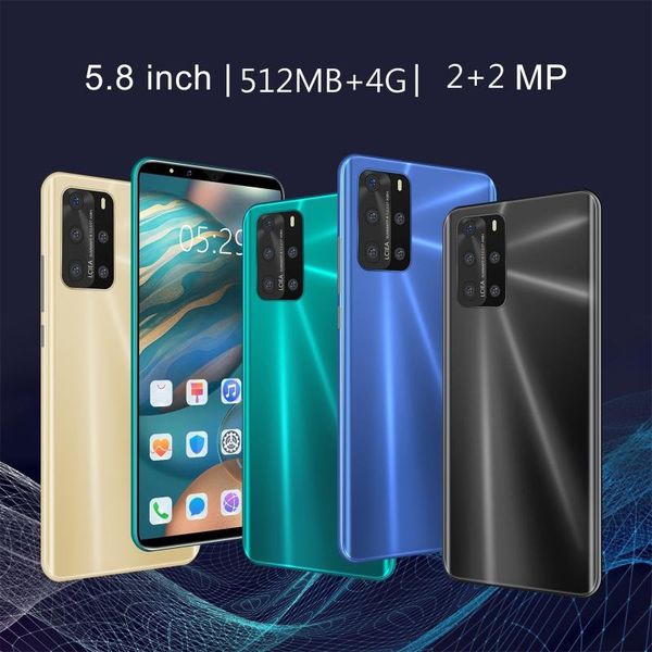 

android os4.4 p58pro smartphones 512mb+1g 5.8inch tn large screen face-recognition 200w+200w camera 1800mah cell phones au/eu/uk walkie talk