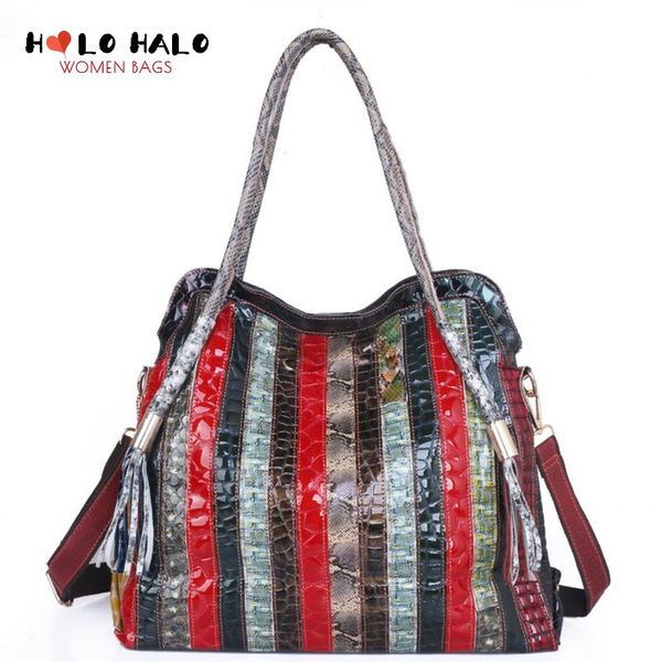 

evening bags fashion crossbody female shoulder casual women's wallet oxford cloth snake pattern colorful stripes stitching bag 2021