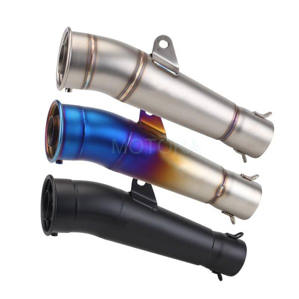 

motorcycle exhaust system universal modified pipe leoncino500 nc700 pcx 125 rc390 xmax 300 scooter 51mm muffler retro gp slip on