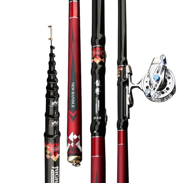 

front-end fishing rod ultra-light 28 tone carbon hand 4.5-7.2 m 3 changes of positioning with guide ring boat rods