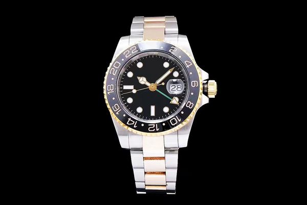 

mens watches 41mm luxury wristwatches automatic mechanical movement stainless steel watch calender wristwatch waterproof fashion bussiness c, Slivery;brown