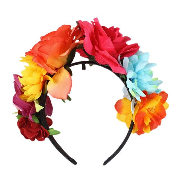 

decorative flowers & wreaths 1pc rose flower design headband exquisite headwear for vacation party casual