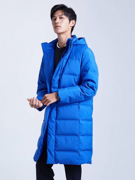 

men zipper front puffer down coats z012#, Black;brown