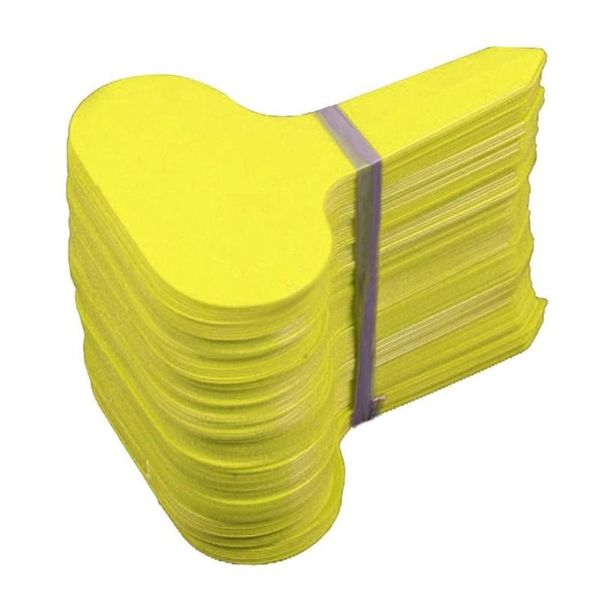 

other garden supplies 100pcs plastic t-type tags ornaments plant flower label nursery thick tag markers for plants decoration