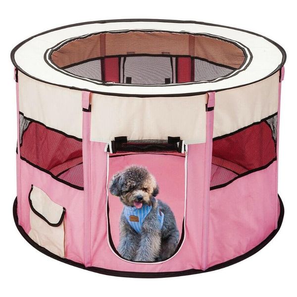 

cat carriers,crates & houses portable outdoor kennels fences pet tent for large small dogs foldable indoor playpen puppy cats cage delivery