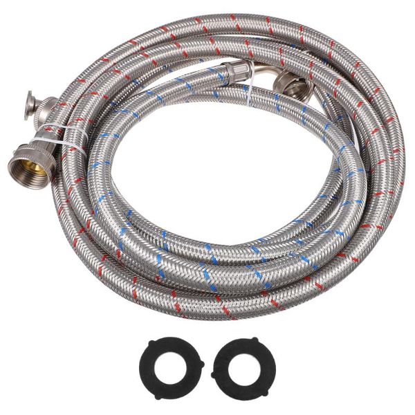 

pcs durable water pipe stainless steel supply hoses for washing machine watering equipments