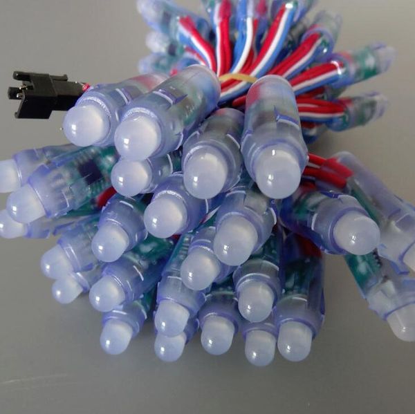 

12mm ws2811 2811 ic full color pixel led module light dc 5v input ip68 waterproof rgb digital modules