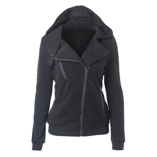 

women's jackets casual winter women basic cardigan cotton hoodies female coat black outerwear sweatshirts plus size 3xl 50, Black;brown