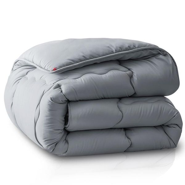 

comforters & sets simple style comforter quilt very warm washed silk duvet smooth and soft for winter queen king size blanket