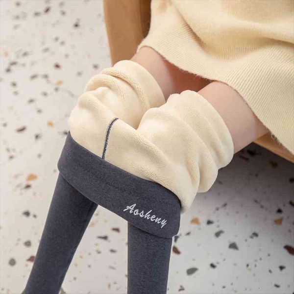 

m-xxxl women cotton leggings plus size high waist warm plus velvet thick leggings women wear autumn winter casual, Black