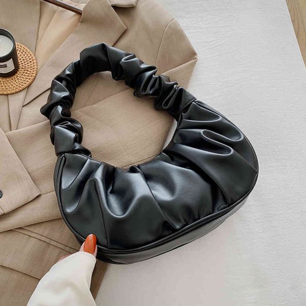 

a.cloud fold single shoulder underarm bag french minority texture popular small women's 2020 new fashion net red hand