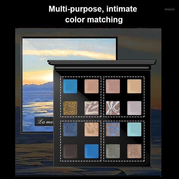

colors glitter eyeshadow pallete matte shimmer eye shadow makeup shining diamond eyeshadows pigment waterproof cosmetics #21