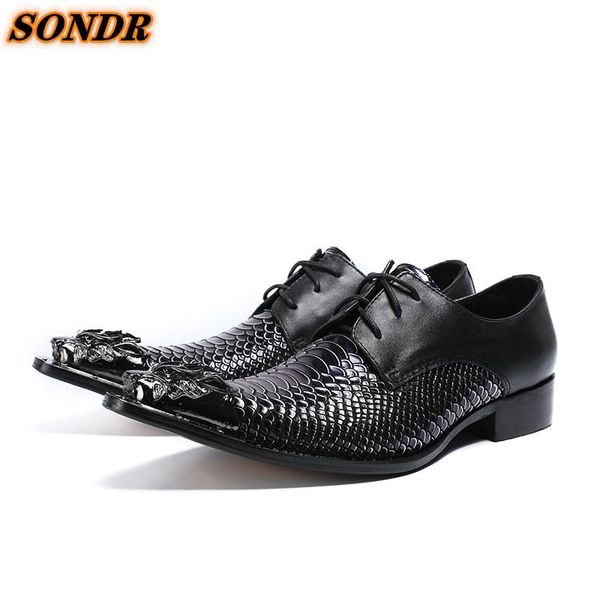 

dress shoes plus size 36~49 genuine leather men oxford decor shoe male wedding social chaussure homme office formal, Black