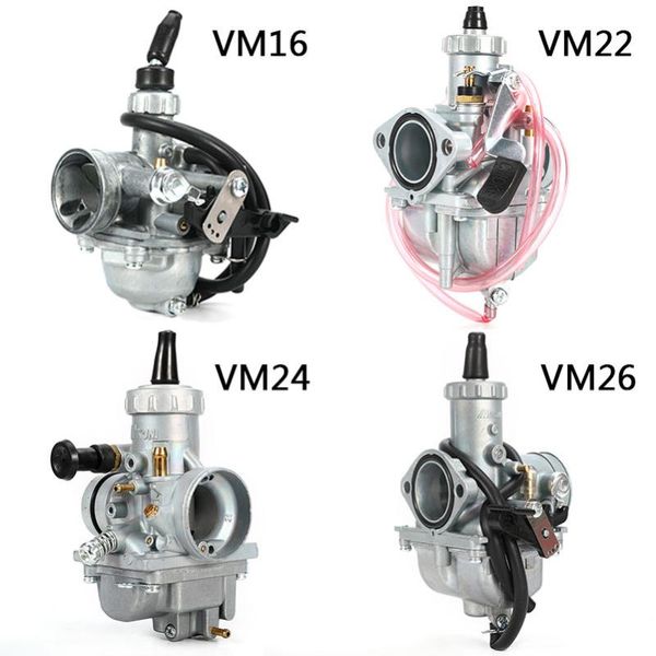 

quad motorcycle motorbike mikuni vm16 22 24 26 carburetor 19mm 26mm 28mm 30mm carb for 110cc to 250cc dirt pit bike crf klx atv fuel system