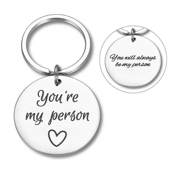 

keychains friendship keychain gifts for bff friend girlfriend boyfriend husband wife sister brother wedding i love you, Silver