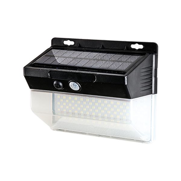 

outdoor human body induction wall garden four-sided luminous solar stair light