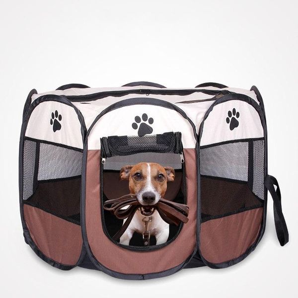

kennels & pens summer detachable pet bed portable tent folding dog house cage cat fence puppy nest delivery room for outdoor
