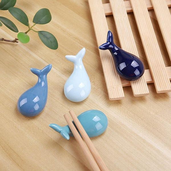 

chopsticks 1pcs lucky whale ceramic holder chinese style home el ceramics cute kitchen tableware