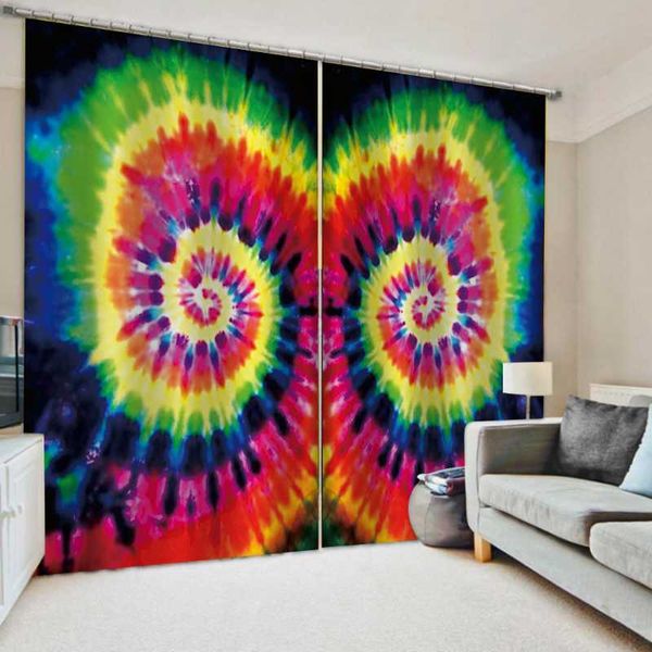 

blackout curtain european style curtains for the living room abstract art printing 3d drapes &