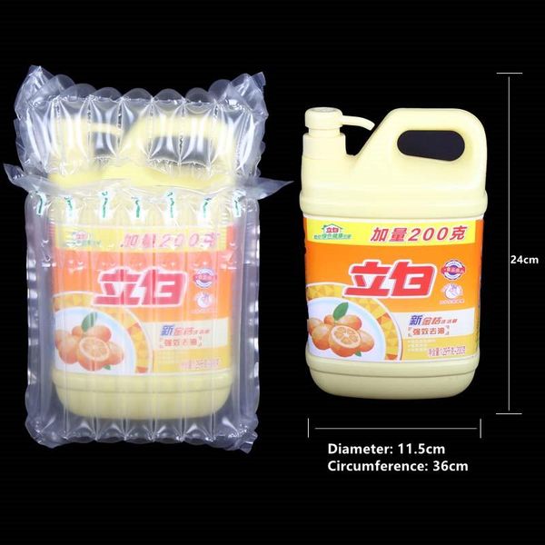 

gift wrap height 24cm, perimeter 36cm inflatable air column bag the wine bottle protective anti-pressure mail pocket
