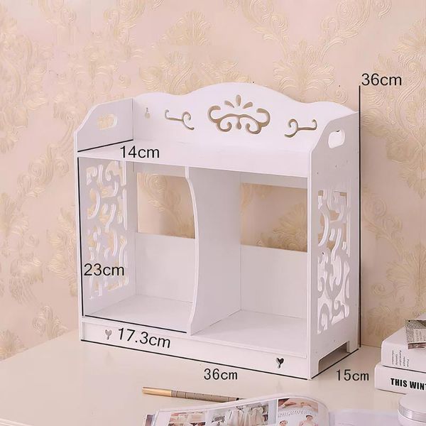 

makeup table cosmetic large capacity storage deskjewelry nail polish drawe hollowed rubber band boxes & bins