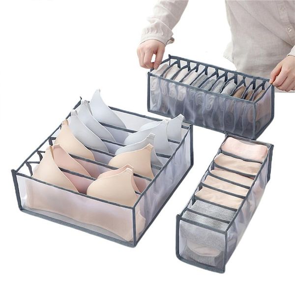 

storage drawers 3pcs underwear bra socks panty box cabinet organizer wardrobe closet organization drawer divider dormitory save space