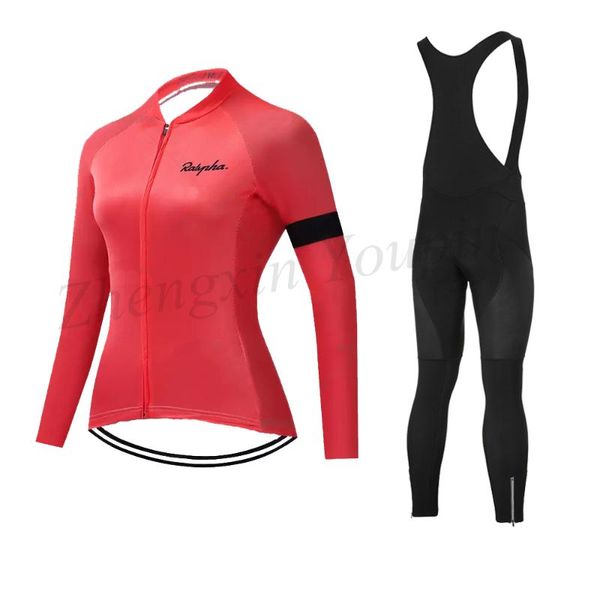 

racing sets lady long sleeve jersey set female spring autumn bike training uniform mtb beatable maillot ropa ciclismo cycling clothing, Black;blue