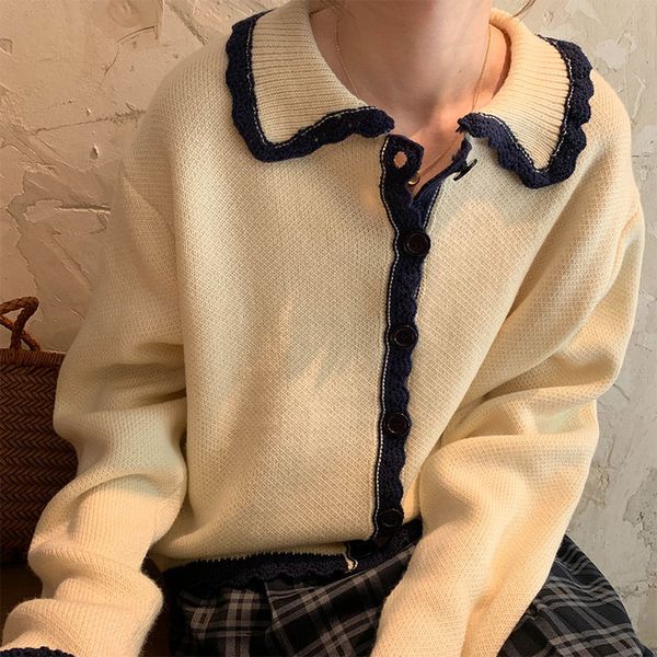 

women's sweaters 2 colours spring and sweet autumn peter pan collar short sweater of women mesh cardigans womens (x1536) w1ip, White;black