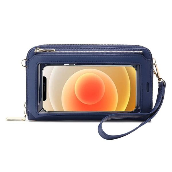 

duffel bags women purse rfid blocking crossbody phone bag wristlets handbags j60d