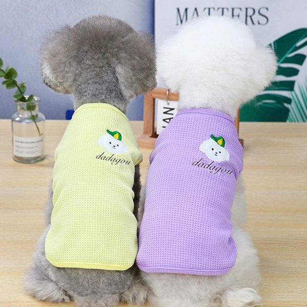 

dog apparel solid clothes vest letter pet clothing small dogs cute animal print spring summer trendy chihuahua boy girl ropa para perro