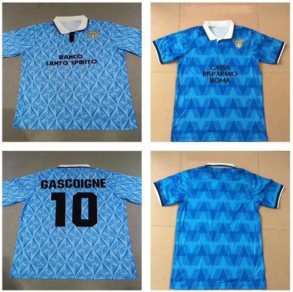 

1991 retro version jersey 1989 1991 lazio immobile sergej lulic luis alberto soccer shirt customized football uniform, Black;yellow