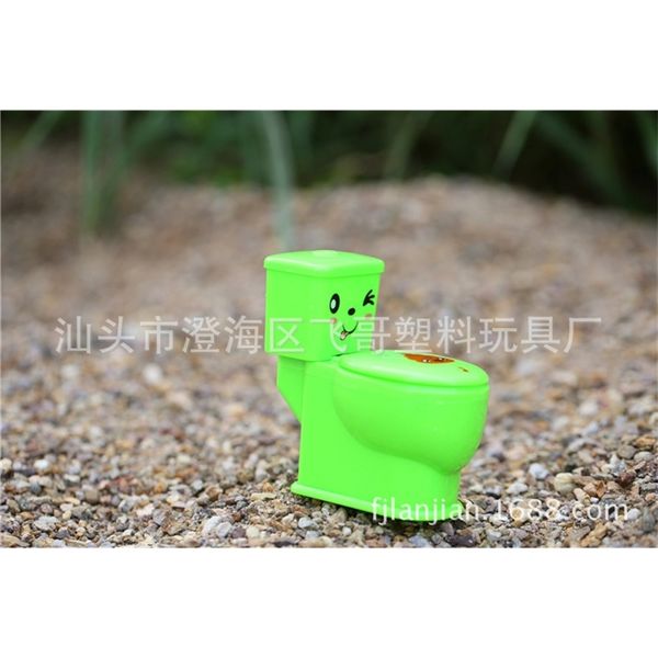 

k064343 children's creative toy mini water spray toilet trick gun