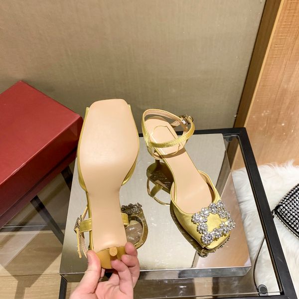 

ladies summer high heels sandals luxury shoes fashion high-quality design, Black