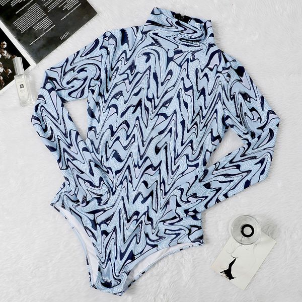 

2021 bikini swimsuit lulu purse style multi-retro turtleneck zipper letters figure flattering spring fashion brand siamese triangle bbr, White;black