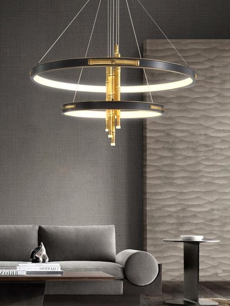 

chinese style simple copper bedroom living room dining chandelier antique pendant lamps