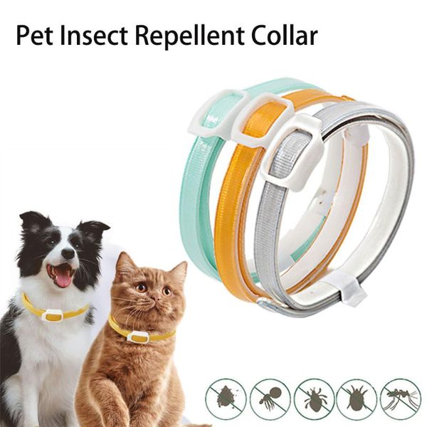 

cat collars & leads 1pc adjustable mosquito repellent dog collar collar,used to remove fleas,lice and insects from cats dogs/dog accessories