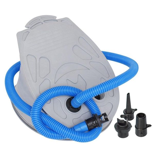 

bike pumps inflatable boat fast for canoe kayak camping airbeds practical swimming ring portable foot pump with 3 adapters balloon