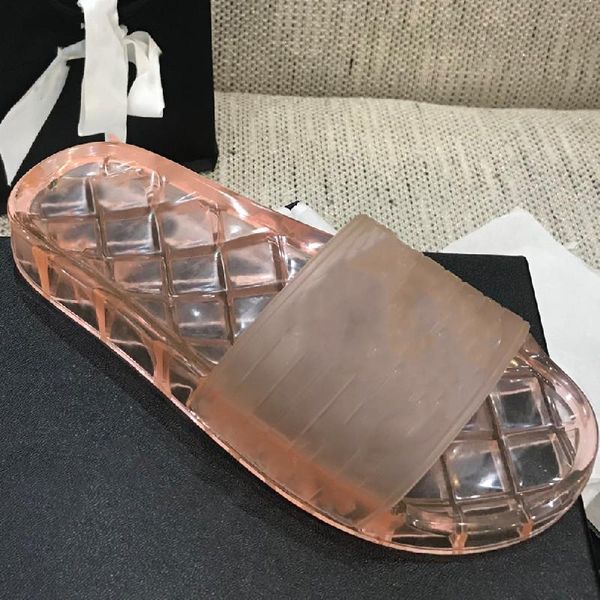 

slippers transparent 2021 woman shoes chain fashion women comfortable flat zapatos de mujer platform, Black