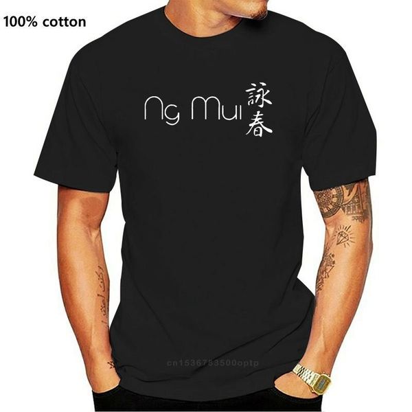 

men's t-shirts brand 2021 summer mens short sleeve cool casual wing chun ng mui design t shirt tsun ip man yip homme suit, White;black