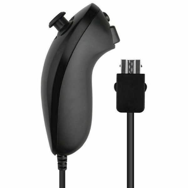 

for wii game controller joystick left hand curved handle nunchuk nunchuck gamepad controllers & joysticks