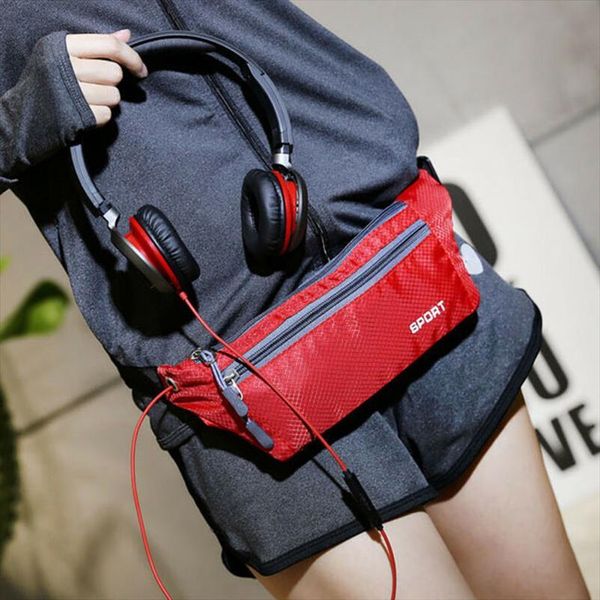 

waist bag men women sport pack fanny crossbody wallet belt travel phone