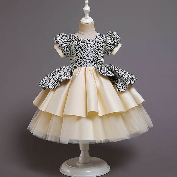 

girls dresses baby girl princess clothes children clothing childrens skirt tutu party formal dress lace pettiskirt costume b7644, Red;yellow