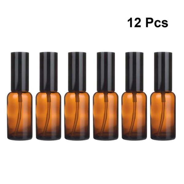 

storage bottles & jars 6pcs 30ml empty glass sprayers alcohol dispenser sanitizer bottle makeup container for home office school