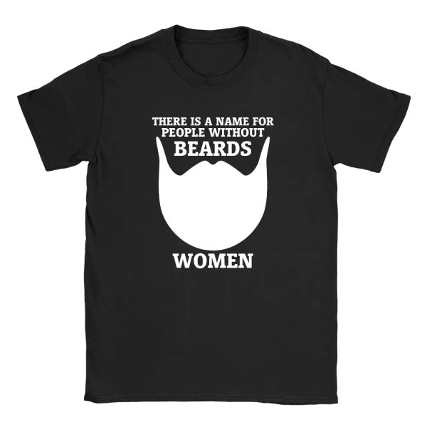 

people without beards mens t-shirt bearded men funny gift, White;black
